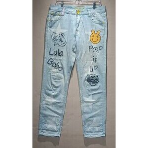 LALA BOBO Jeans, Stars print  Size 28